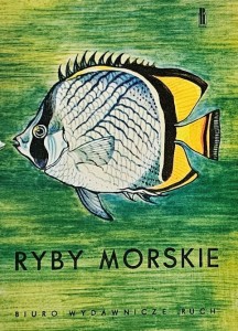 Ryby morskie - graf. M. Stachurski - 9 pocztówek
