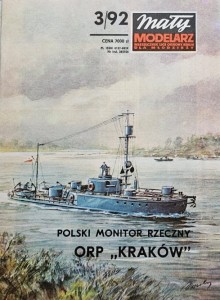 Mały Modelarz (1992) - 03/1992 - Monitor rzeczny ORP Kraków