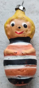 Pszczółka Maja - Bombka choinkowa z PRL-u