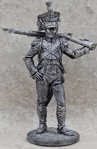Figurka metalowa - EK Castings NAP-17 - Woltyżer, 8 Pułk Piechoty (Księstwo Warszawskie)