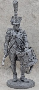 Figurka metalowa - EK Castings NAP-15 - 57 pułk liniowy, Francja, 1809-12