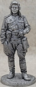 Figurka metalowa - EK Castings WWII - 9 - Major, dowódca batalionu czołgów, 1945