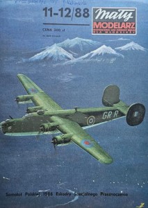 Mały Modelarz (1988) - 11-12/1988 -  Samolot B-24 Liberator