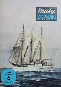 Mały Modelarz (1984) - 06/1984 - Statek szkolny Zawisza Czarny