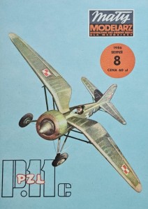 Mały Modelarz (1986) - 08/1986 -  Samolot PZL P-11c