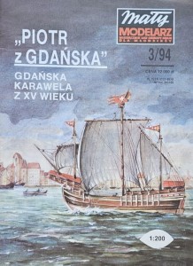 Mały Modelarz (1994) - 03/1994 - Karawela z XV wieku Piotr z Gdańska