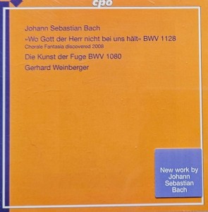 Gerhard Weinberger - J. S. Bach: Die Kunst der Fuge - 2CD wyd. 2008