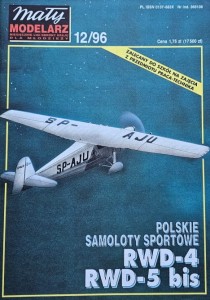 Mały Modelarz (1996) - 12/1996 - Samolot RWD-4, RWD-5 bis