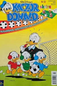 Kaczor Donald (0133) - 2/1998 + dodatek gra Piłkarskie Mistrzostwa Kaczogrodu
