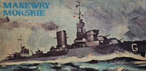 Manewry morskie - gra planszowa z PRL-u