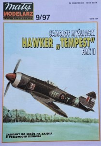 Mały Modelarz (1997) - 09/1997 - Samolot Hawker Tempest FMK II