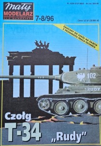 Mały Modelarz (1996) - 07-08/1996 - Czołg T-34 Rudy