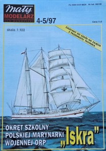Mały Modelarz (1997) - 04-05/1997 - Okręt ORP Iskra