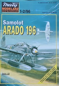 Mały Modelarz (1996) - 01-02/1996 - Samolot Arado 196