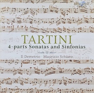 Il Demetrio, Maurizio Schiavo - Giuseppe Tartini: 4-parts Sonatas and Sinfonias - CD wyd. 2019