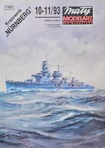Mały Modelarz (1993) - 10-11/1993 - Krążownik Nurnberg