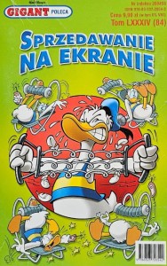 Kaczor Donald Gigant 084 - 11/2007 - Sprzedawanie na ekranie