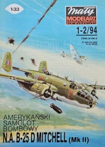 Mały Modelarz (1994) - 01-02/1994 - Samolot B-25 D Mitchell (Mk II)