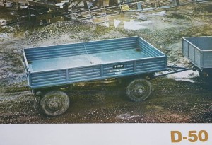 Przyczepa D-50 POLMO POLMOT - prospekt folder