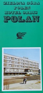 Hotel Orbis Polan Zielona Góra - folder reklamowy