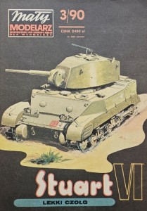 Mały Modelarz (1990) - 03/1990 - Czołg M5A1 Stuart VI
