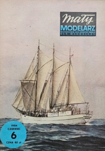 Mały Modelarz (1984) - 06/1984 - Statek szkolny Zawisza Czarny