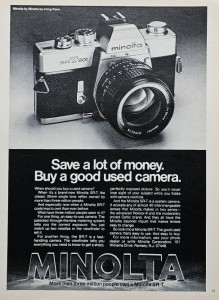 Minolta - reklama