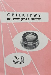 PZO Polskie Zakłady Optyczne - Obiektywy do powiększalników - folder reklamowy z PRL-u