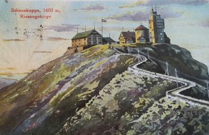 Pocztówka Karkonosze Riesengebirge - Die Schneekoppe