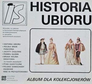 IS Ilustracje Samoprzylepne - Historia ubioru - komplet naklejek