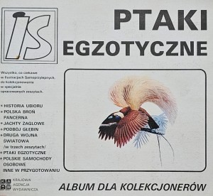 IS Ilustracje Samoprzylepne - Ptaki egzotyczne - komplet naklejek