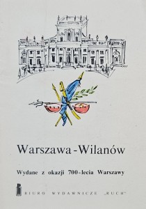 Warszawa Wilanów - il. A. Uniechowski - 9 pocztówek