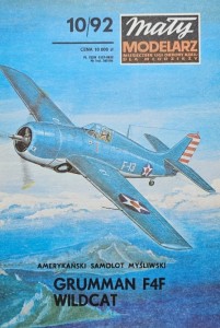 Mały Modelarz (1992) - 10/1992 - Samolot Grumman F4F Wildcat