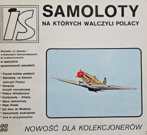 IS Ilustracje Samoprzylepne - Samoloty na których walczyli Polacy - komplet naklejek