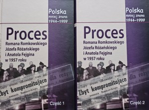 Jabłonowski - Proces Romana Romkowskiego, Józefa Różańskiego i Anatola Fejgina w 1957 roku