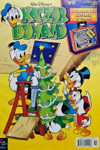 Kaczor Donald (1999) - 51/1999 + dodatek: Gwiazdkowy kuferek z grami