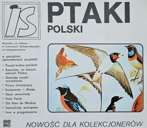 IS Ilustracje Samoprzylepne - Ptaki Polski - komplet naklejek