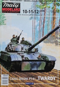 Mały Modelarz (2006) - 10-11-12/2006 - Czołg średni PT-91 Twardy