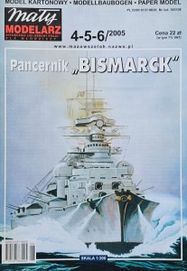 Mały Modelarz (2005) - 04-05-06/2005 - Pancernik Bismarck