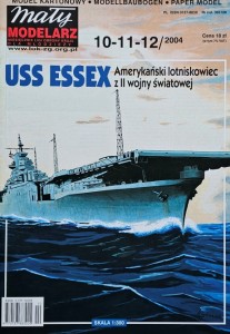 Mały Modelarz (2004) - 10-11-12/2004 - Lotniskowiec USS Essex