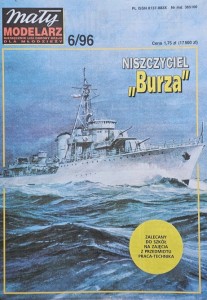 Mały Modelarz (1996) - 06/1996 - Niszczyciel ORP Burza