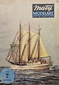 Mały Modelarz (1975) - 07/1975 - Statek Zawisza Czarny
