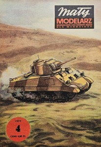 Mały Modelarz (1977) - 04/1977 - Czołg M4A3 Sherman