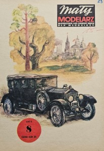 Mały Modelarz (1977) - 08/1977 - Samochód Lenina Rolls Royce