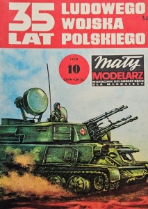 Mały Modelarz (1978) - 10/1978 - Samobieżne działo przeciwlotnicze ZSU - 23x4