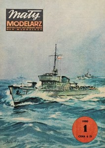 Mały Modelarz (1980) - 01/1980 - Trałowiec ORP Jaskółka
