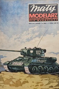 Mały Modelarz (1969) - 07/1969 - Czołg T-34/85 Rudy