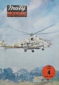 Mały Modelarz (1982) - 04/1982 -  Śmigłowiec Mi-24