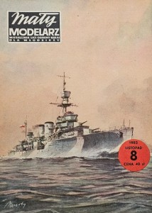 Mały Modelarz (1982) - 08/1982 - Lekki krążownik ORP Conrad