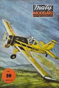 Mały Modelarz (1981) - 10/1981 - Samolot PZL 106-A Kruk